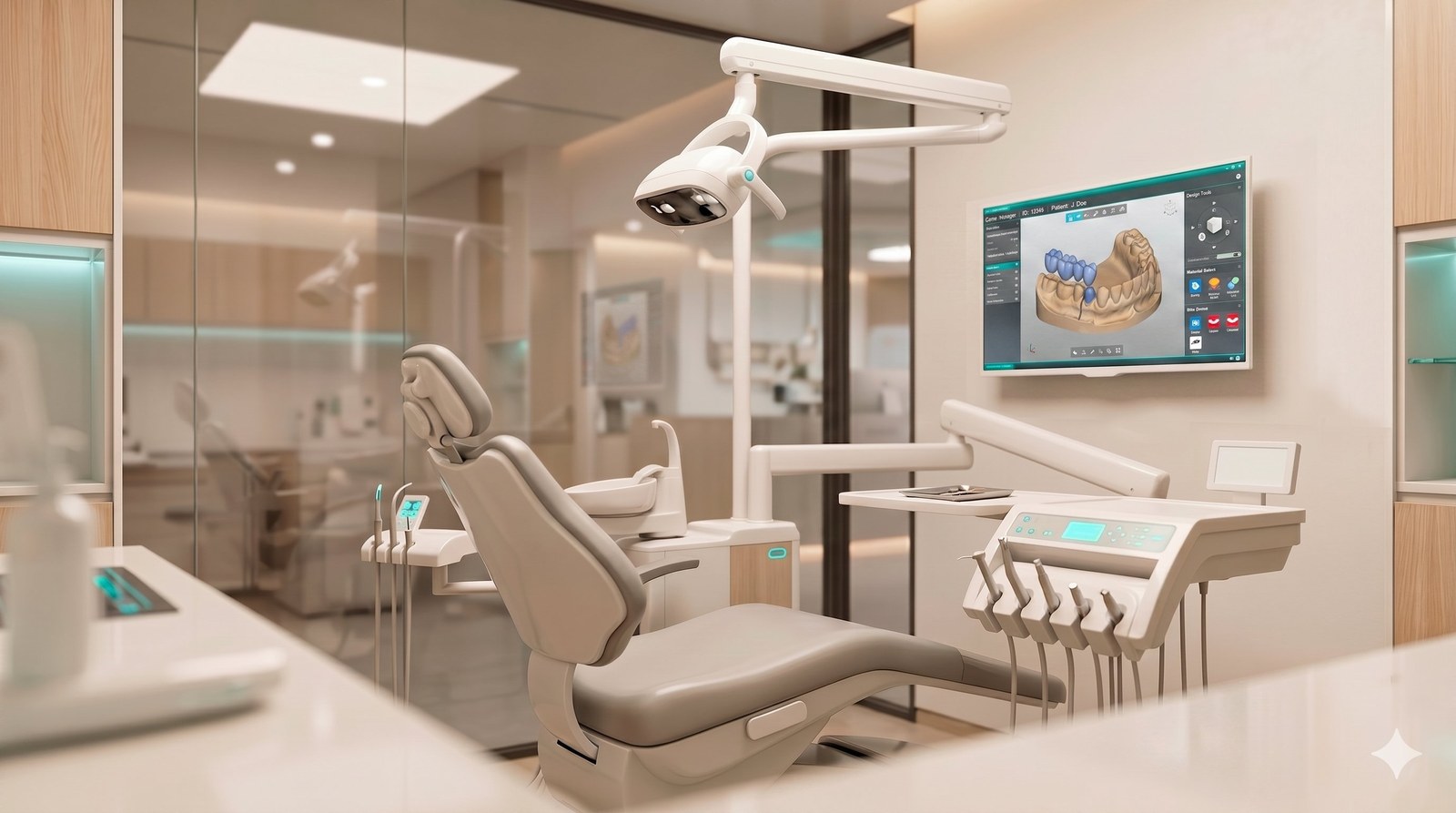 Recepcionista de IA de BlueZebra para clínica dental